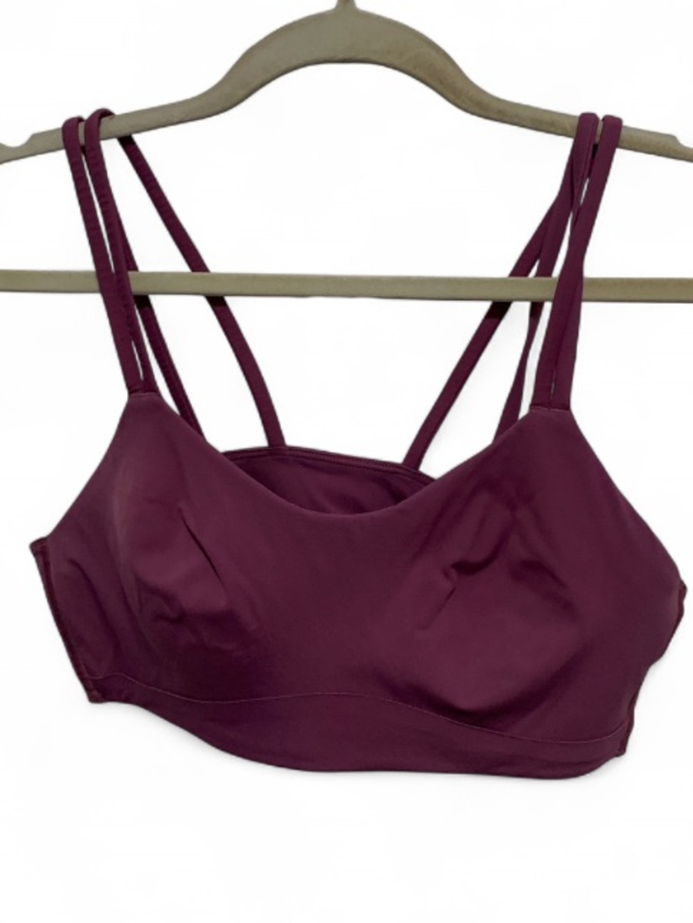 Lululemon Cloud Purple Strappy Sports Bra